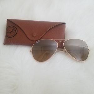 Ray-Ban RB 3025 Aviator Large Metal Sunglasses